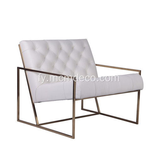 Moderne Indoor Lounge Stoel mei Goud plateare frame